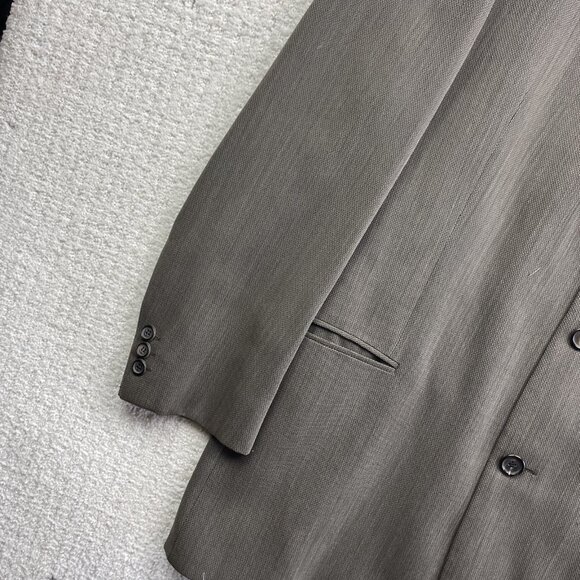 HUGO BOSS Jacket Blazer Einstein's / Omega 52 EU Grey / Green Sports Coat Wool - Picture 3 of 16
